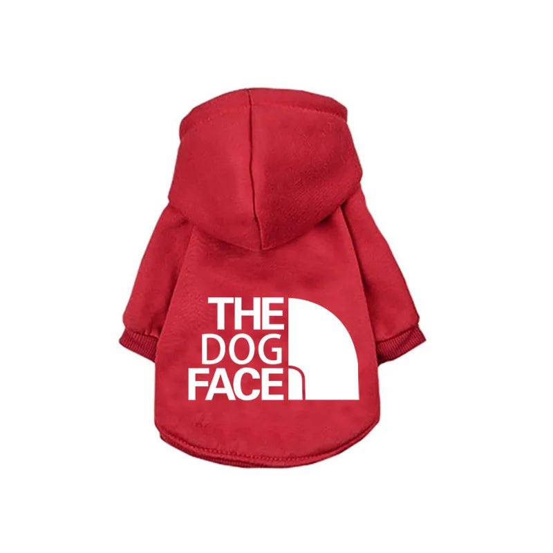 Pull à capuche THE DOG FACE gros logoRouge7XL