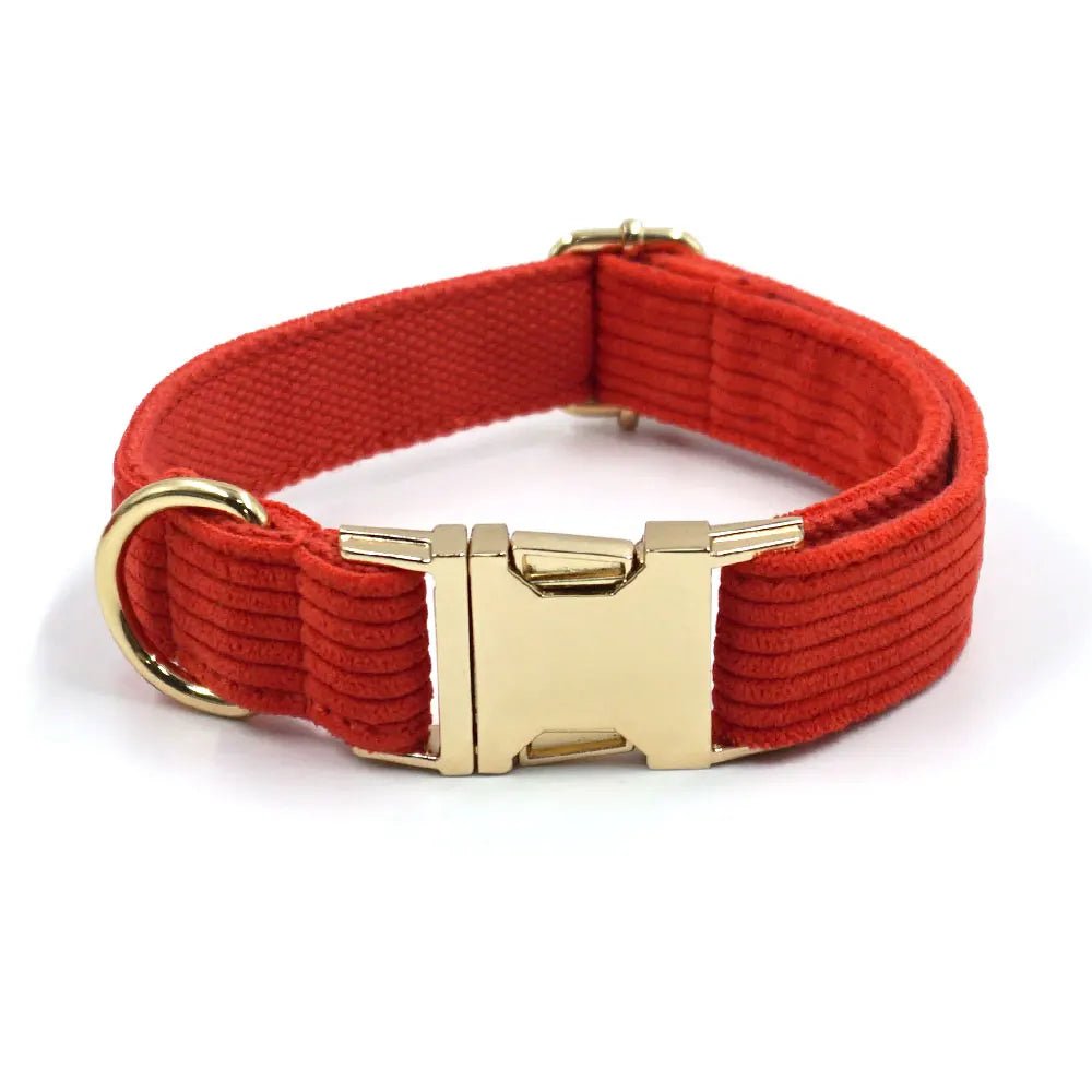 Collier pour chien personnalisé en nylon tissé doux