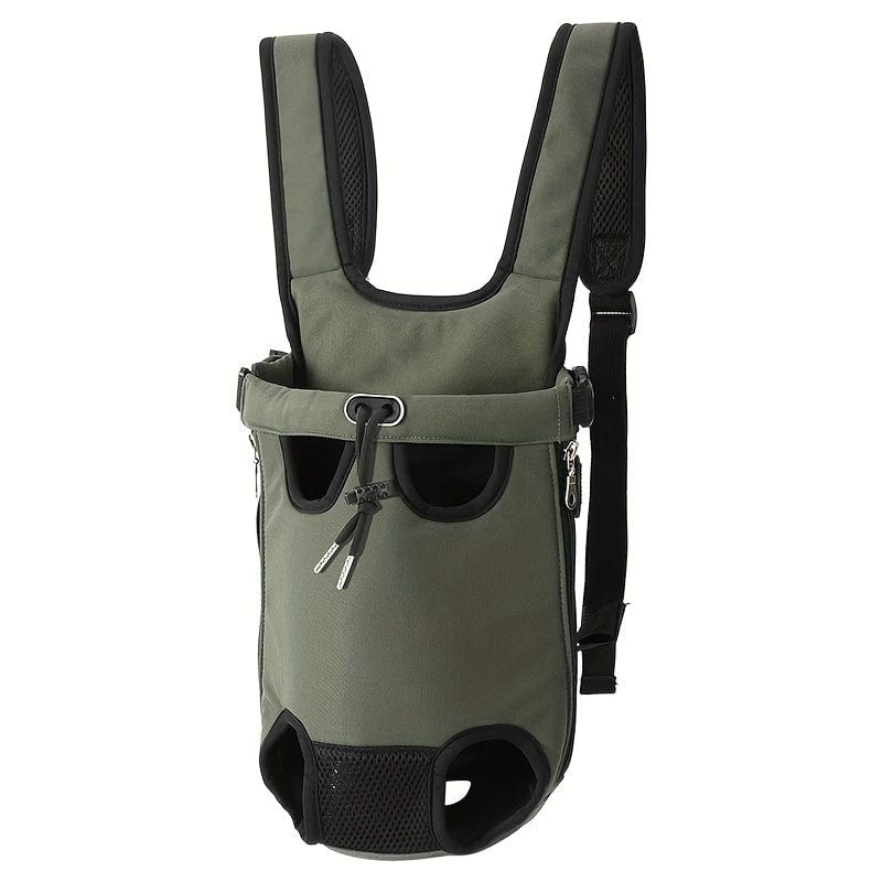 Sac à dos pour chien olive vert, accessoires pour chiens, confortable et pratique