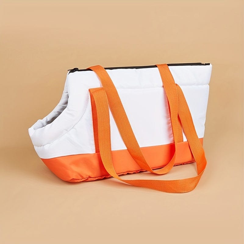 Sac pour animaux orange et blanc, parfait comme accessoires pour chiens ou pour votre chien