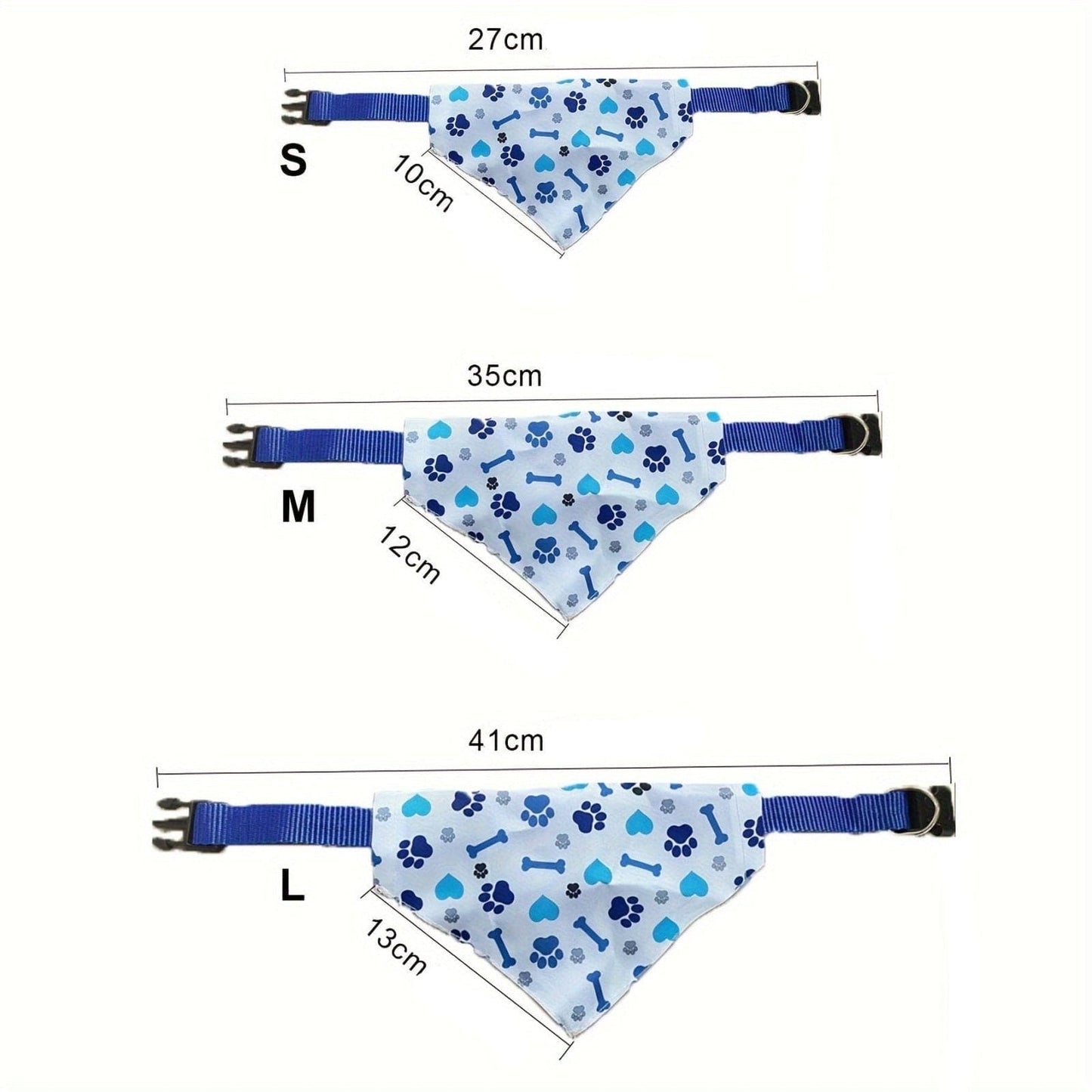 Dog bandanas with collar in Style Original, bandana style original, polyester doux vibe
