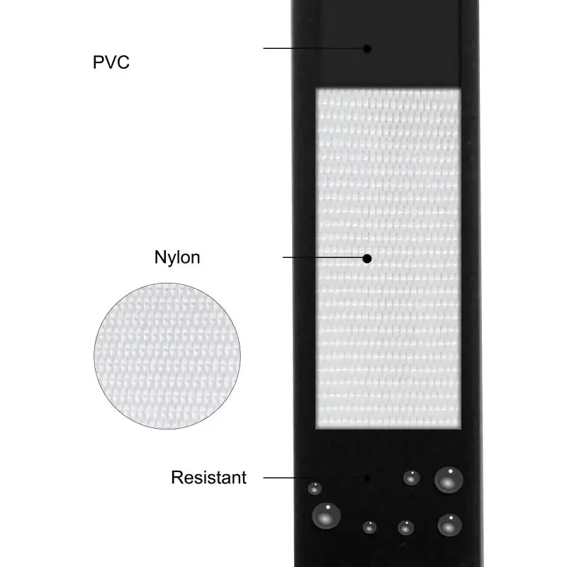 Ceinture de sécurité pour chien Wolfone antichoc avec sangle en nylon PVC résistante à l’eau