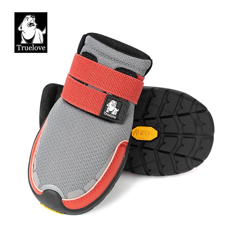 Chaussures pour chien Truelove Explorer semelle Vibram antidérapante - Bleu / orange - XXS