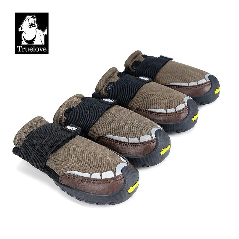 Chaussures pour chien Truelove Explorer semelle Vibram antidérapante - Marron - XXS