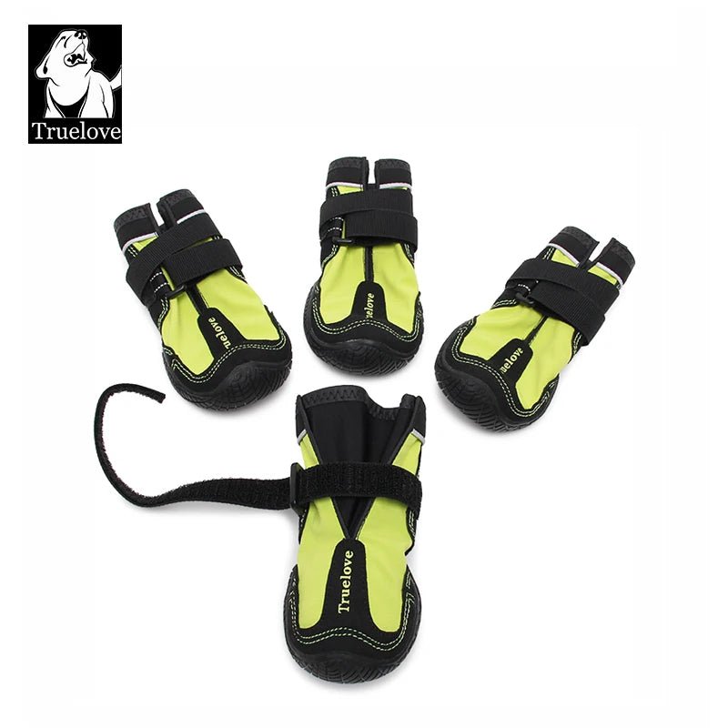 Chaussures pour chien Truelove imperméables antidérapantes - Jaune - 1