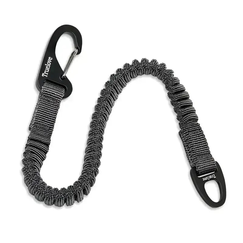 Leash gris bungee Coupleur de laisse Truelove avec amortisseur intégré pour chien