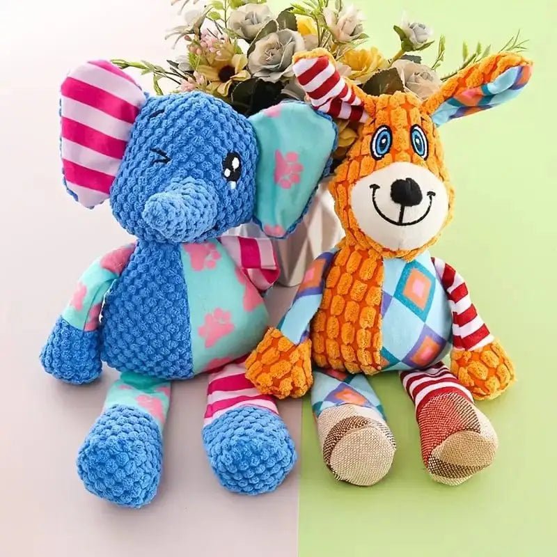 Doudou en peluche sonore pour chien avec des jouets pour chien qui aiment les peluches