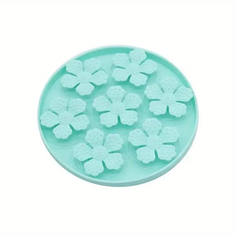 Seau d’alimentation pour chien en forme de fleur, plateau anti-ennui avec récompenses