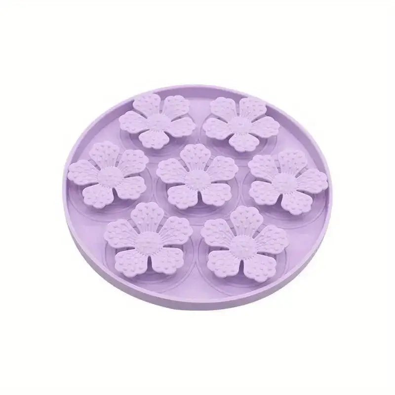 Moule en silicone en forme de lavande pour jouet d’intelligence pour chien friandises à chercher