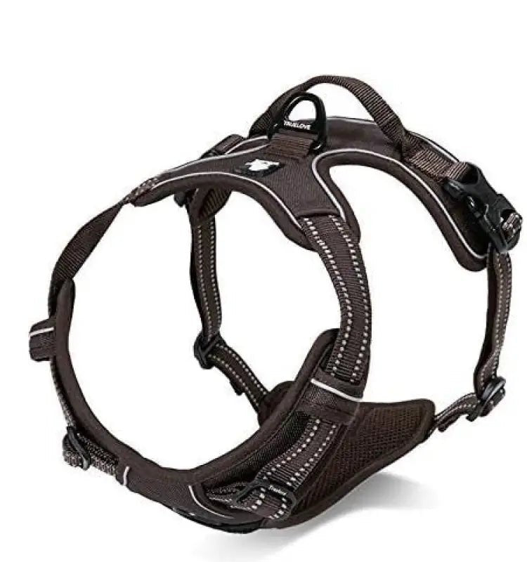 Harnais pour chien Truelove Country en Y rembourré avec double attache et reflet