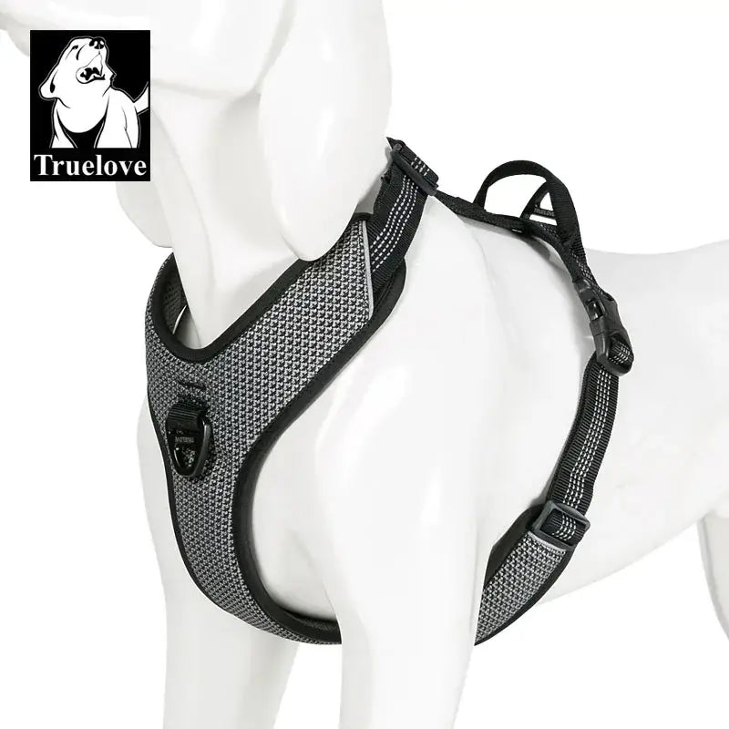 Harnais chien anti traction Truelove Mountain avec reflet et anneau en métal Mountain TLH6071