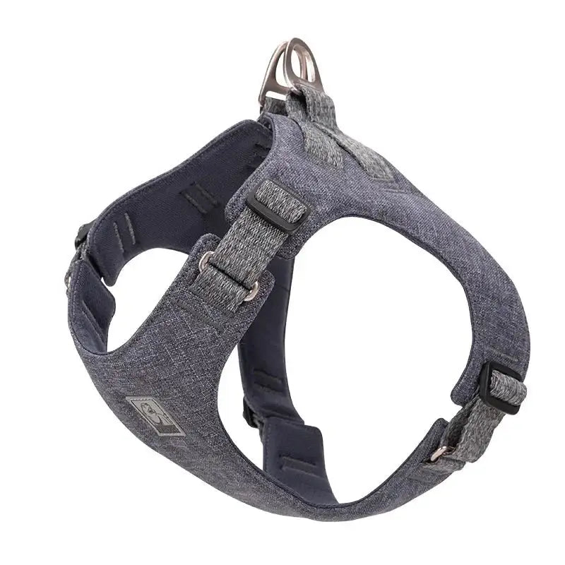 Harnais pour chien Truelove gris, accessoires pour chien sécurisés et écologique