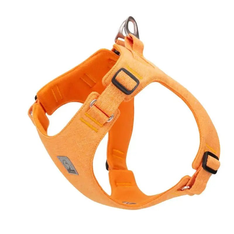 Harnais pour chien Truelove anti-traction écologique et sécurisé, accessoire pour chien orange