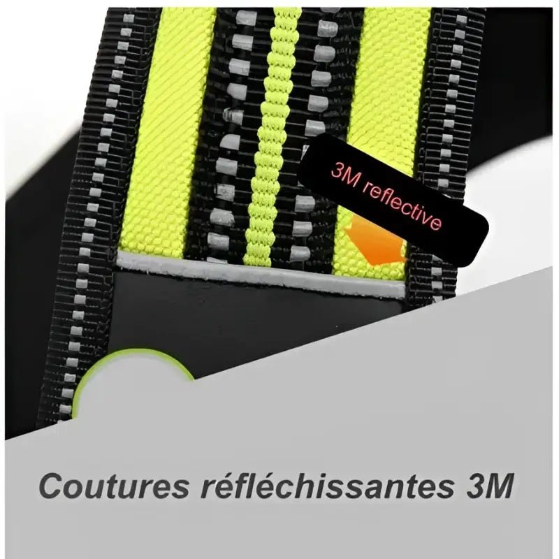 Harnais pour chien Truelove anti traction avec poignée intégrée et bandes réfléchissantes