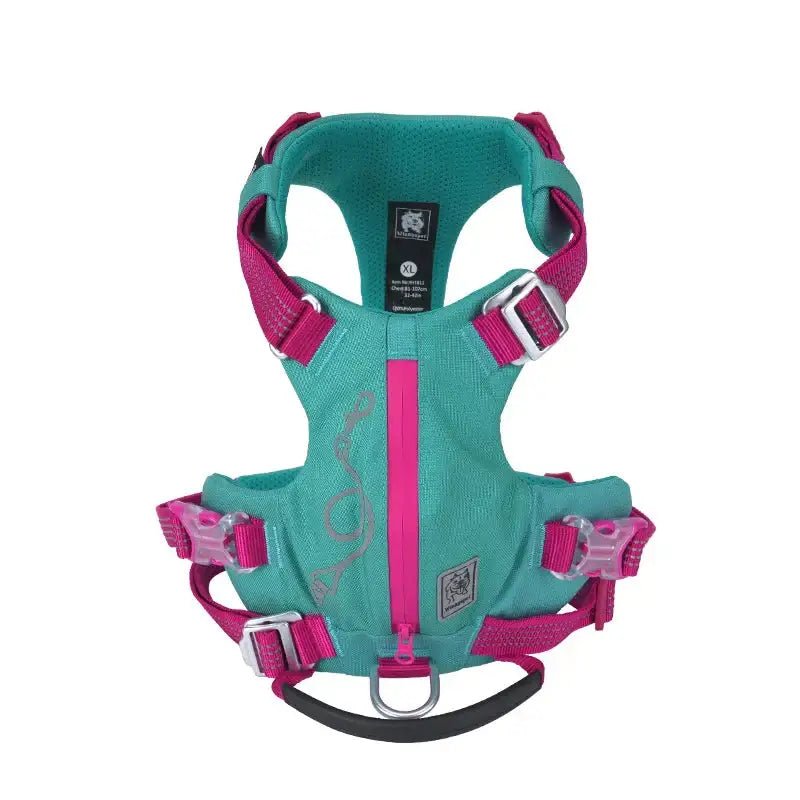 Harnais pour chien Truelove Double avec sangles réglables, rembourrage doux, et poignée