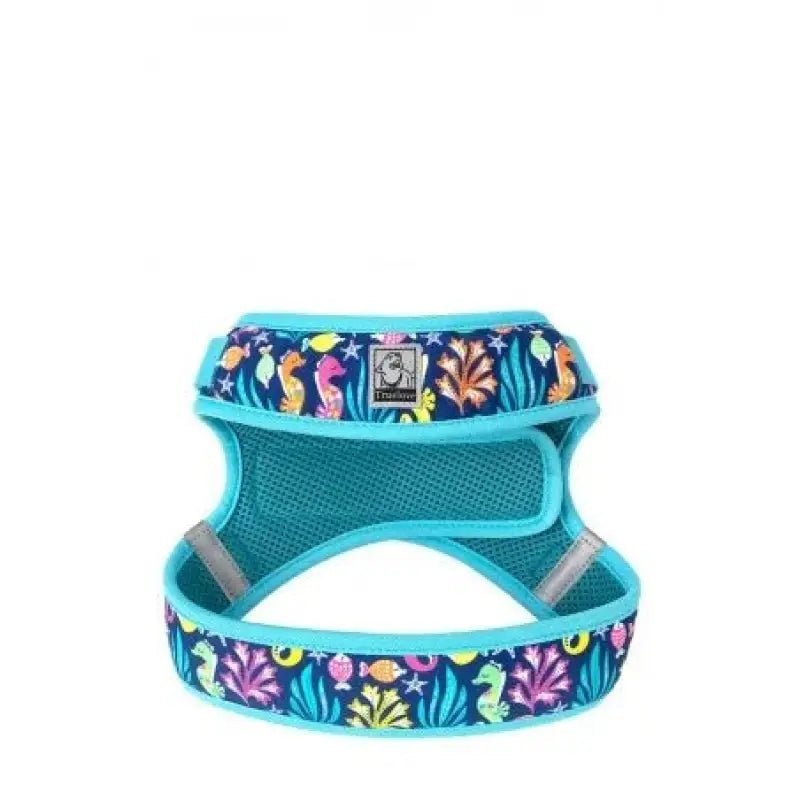 Harnais pour chien Truelove Air-Mesh avec motif marin coloré, gilet rafraîchissant
