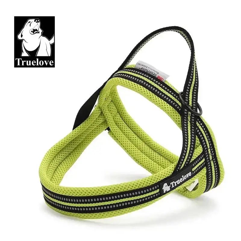 Harnais pour chien Truelove en T Soft Mesh rembourré avec boucle Duraflex et réflecteur