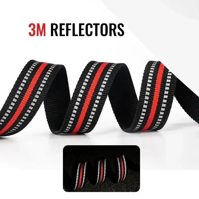 Harnais pour chien Truelove en T Soft Mesh rembourré avec boucle Duraflex, noir rouge argenté