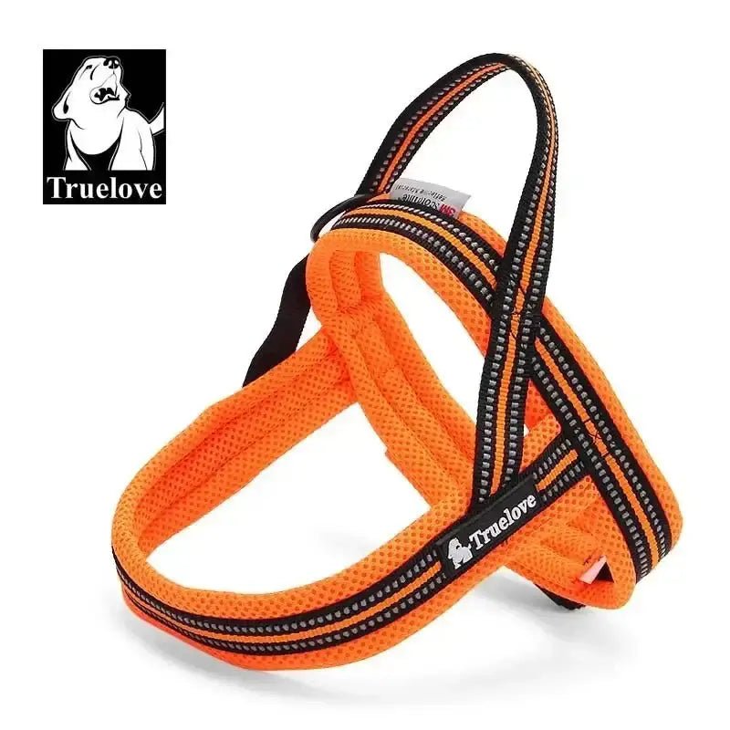 Harnais pour chien Truelove en T Soft Mesh rembourré avec boucle duraflex et straps réfléchissants