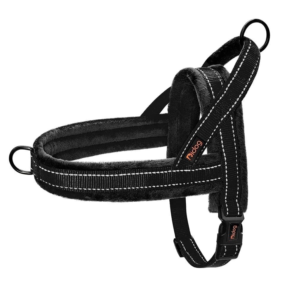 Harnais Doux et Ajustable - Noir A - XS