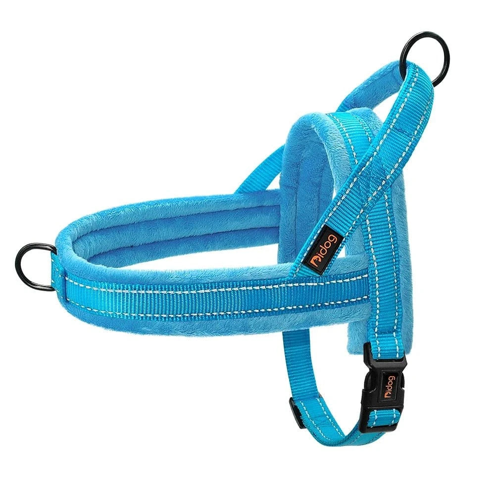 Harnais Doux et Ajustable - Bleu A - XS