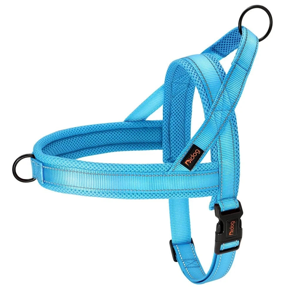 Harnais Doux et Ajustable - Bleu Ciel D - XS