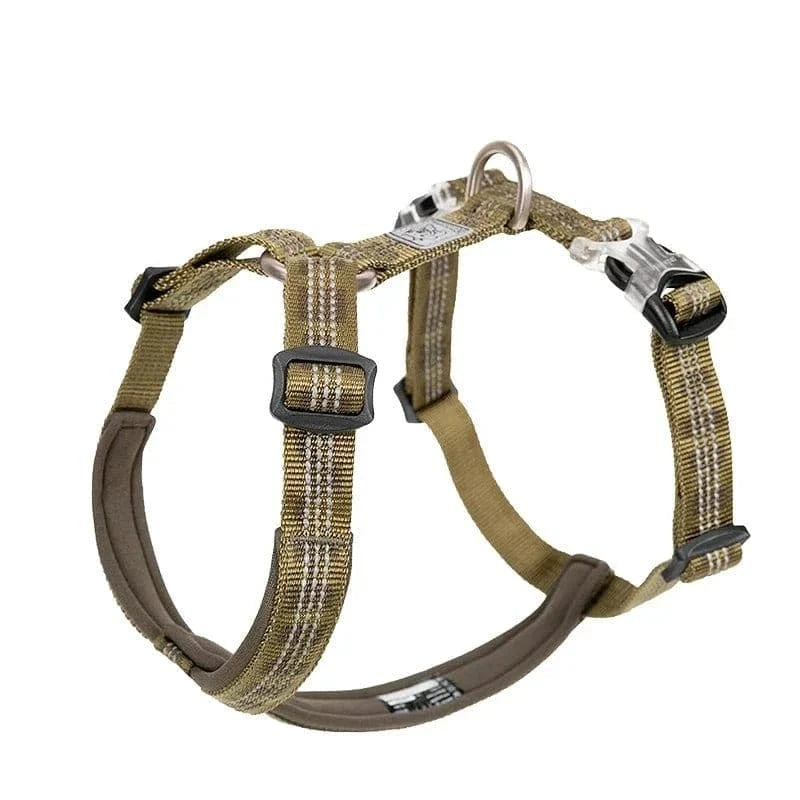 Harnais en H nylon olive green Harnais Truelove avec dégagement rapide YO1802