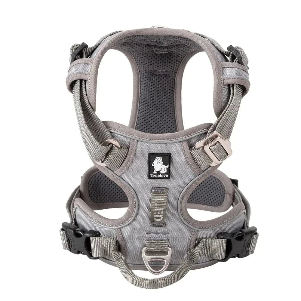 Harnais en Y Truelove Country gris, parfait pour votre harnais Truelove Country anti-traction