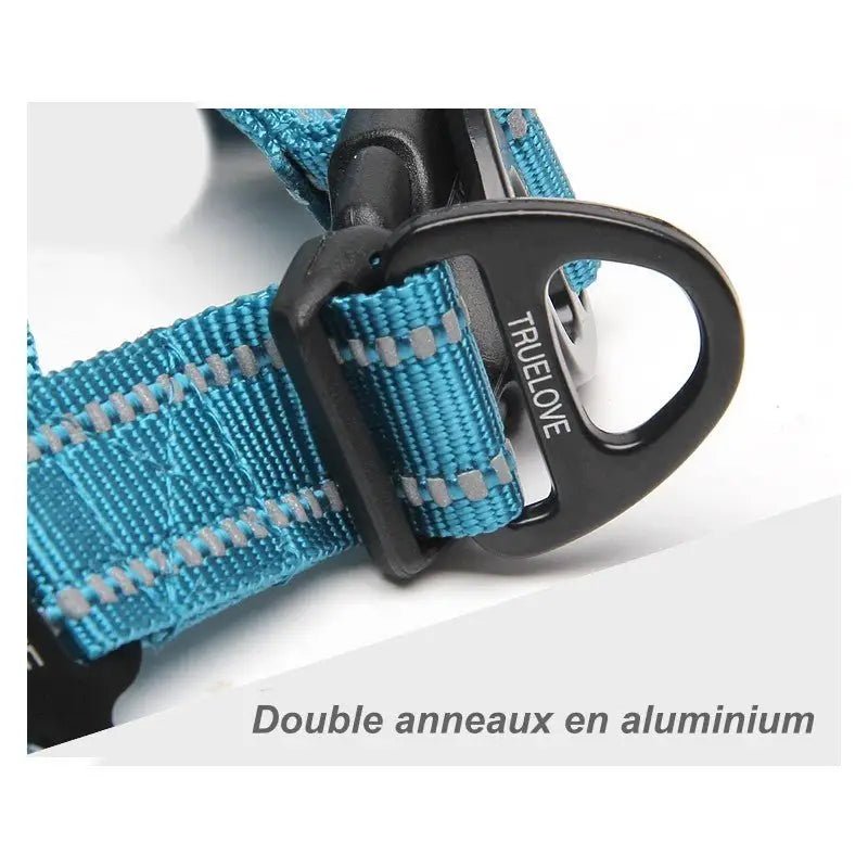 Harnais Truelove pour chien avec maintien au poitrail rembourré et boucle métallique