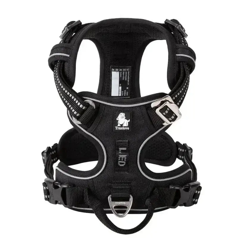 Harnais Truelove Country Plus en Y pour chien avec ceinture réfléchissante et double attache