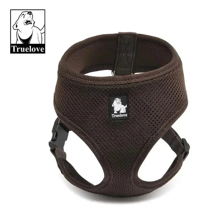 Harnais Truelove en nylon mesh respirant pour chien, confortable et léger