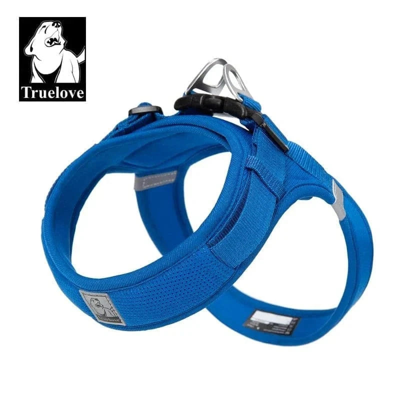 Harnais Truelove Réfléchissant Ajustable pour moyens chiens avec bandes réfléchissantes