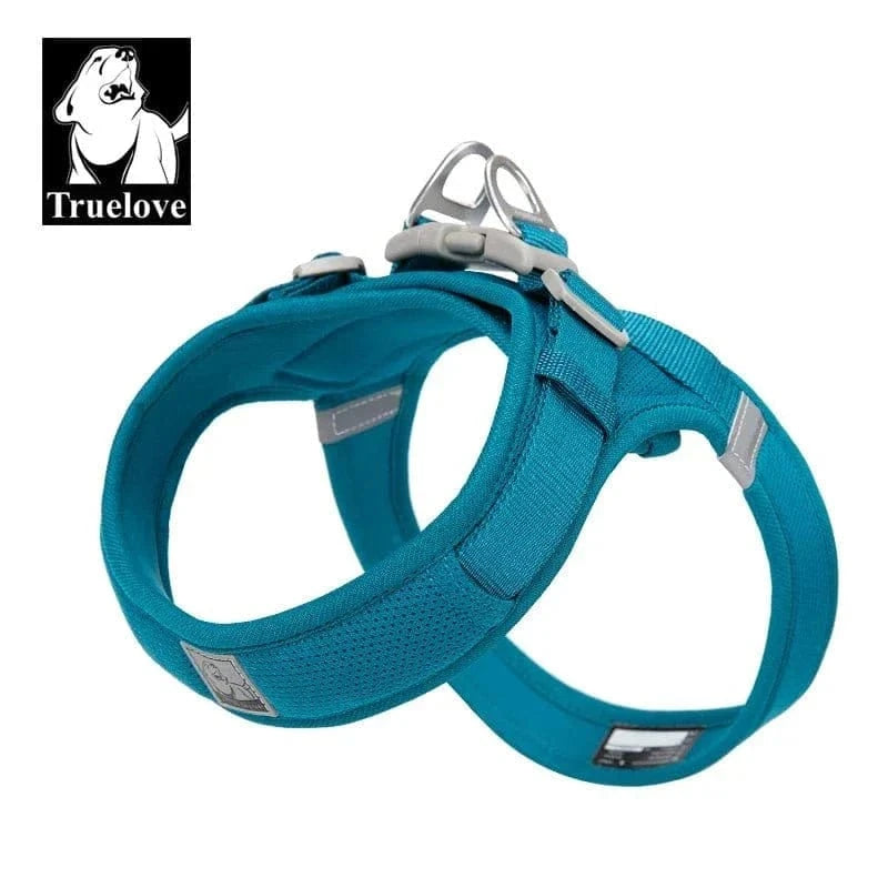 Harnais Truelove Réfléchissant Ajustable pour moyens chiens avec bandes réfléchissantes