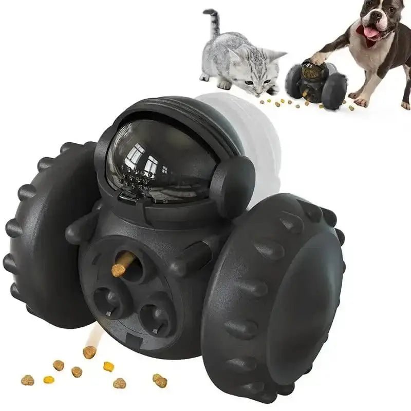 Jouet distributeur de friandises roulant pour chien, accessoire stimulant pour libérer des croquettes