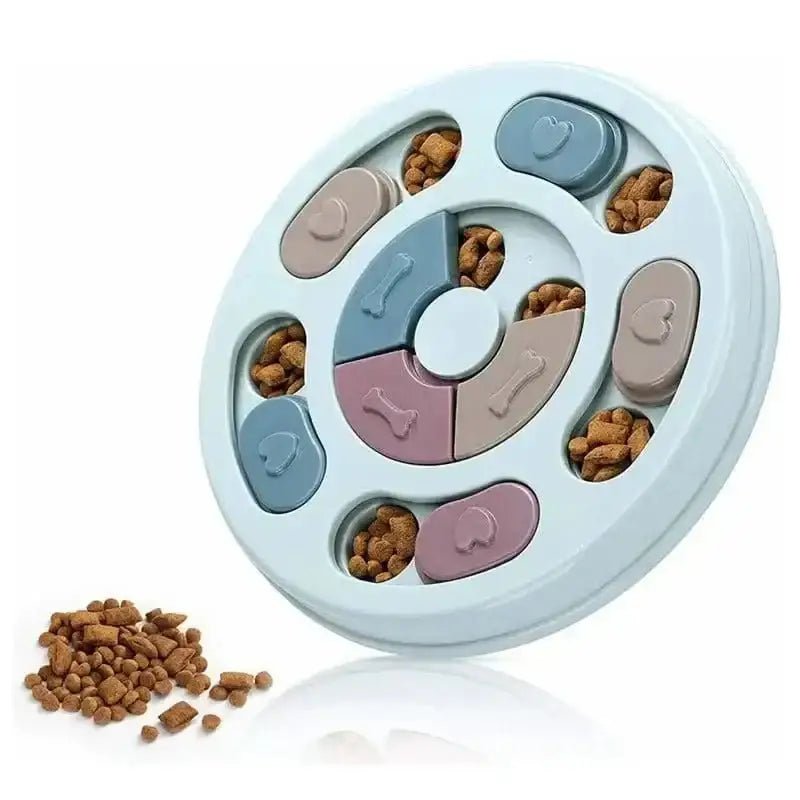 Image d’un jouet distributeur de friandises pour chien rotatif avec compartiments cachés