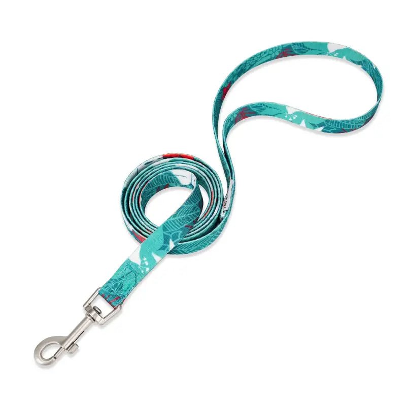 Laisse pour chien TrueLove Flower légère et stylée pour petits chiens avec clip en métal