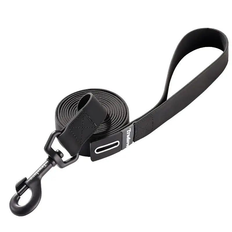 Laisse pour chien TrueLove PVC imperméable avec crochet rotatif 360° et poignée rembourrée