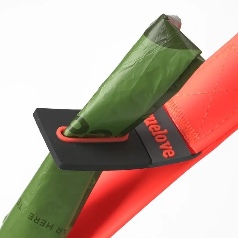 Distributeur de sacs à déjections chien truelove vert foncé avec crochet 360° pour chien assorti