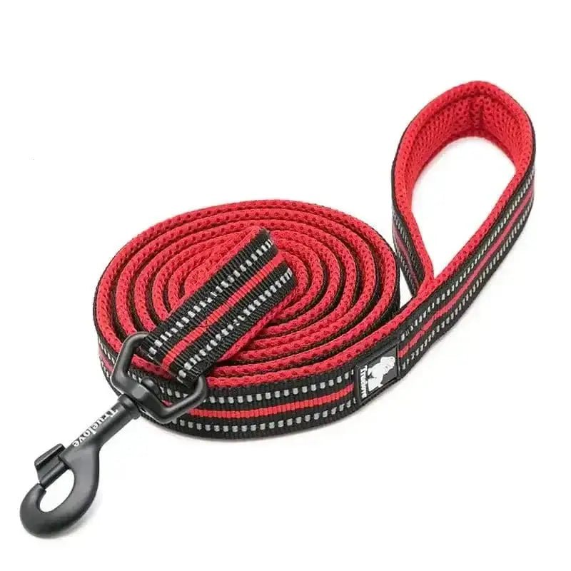 Laisse courte Truelove robuste avec poignée rembourrée antiglisse pour chien de 110 cm