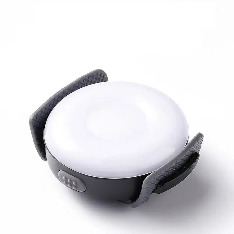 Lampe LED Truelove compacte et étanche avec straps gris flexibles pour colliers
