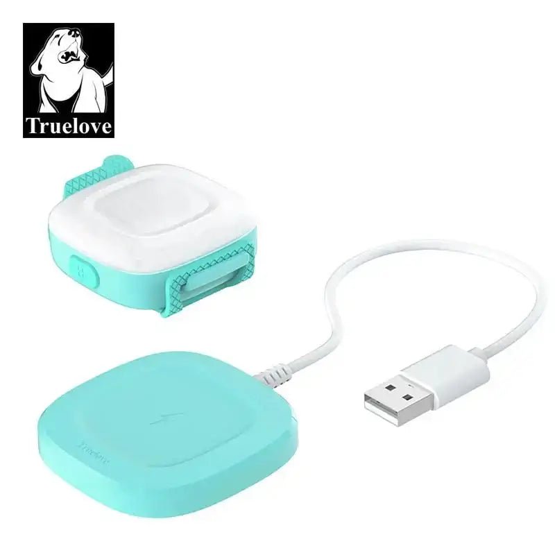 Lampe LED Truelove pour harnais et colliers, rechargeable, étanche, avec câble de charge