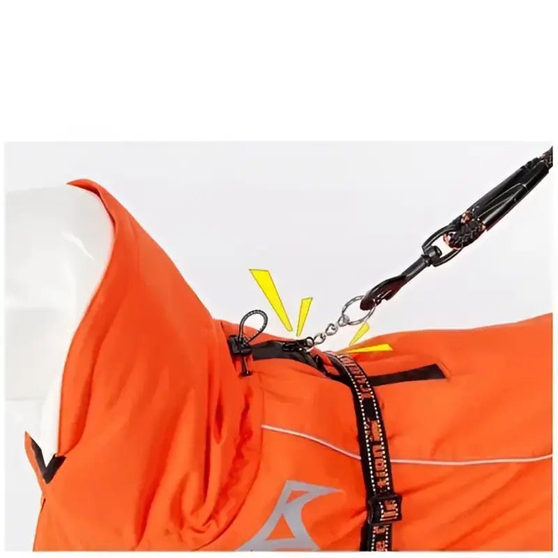 Manteau pour chien Truelove Sortland avec doublure Thinsulate™ et laisse attachée