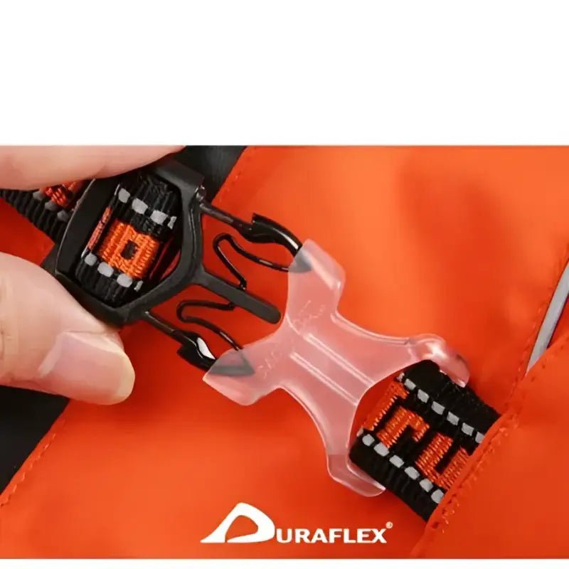 Gilet de sauvetage ajustable orange avec boucle en plastique pour chien Truelove Sortland