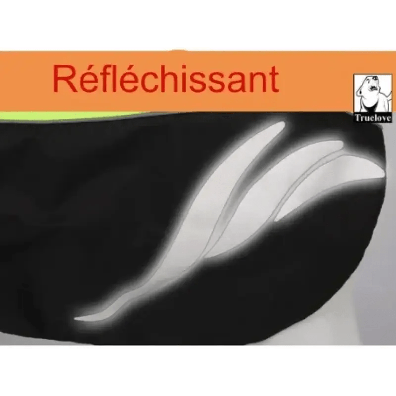 Manteau Truelove Spring pour chien avec bandes réfléchissantes et design lumineux