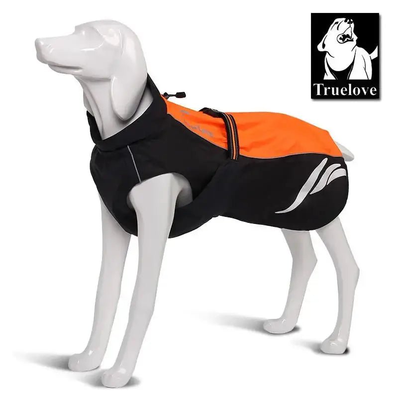 Manteau pour chien Truelove Spring imperméable avec bandes réfléchissantes et capuche