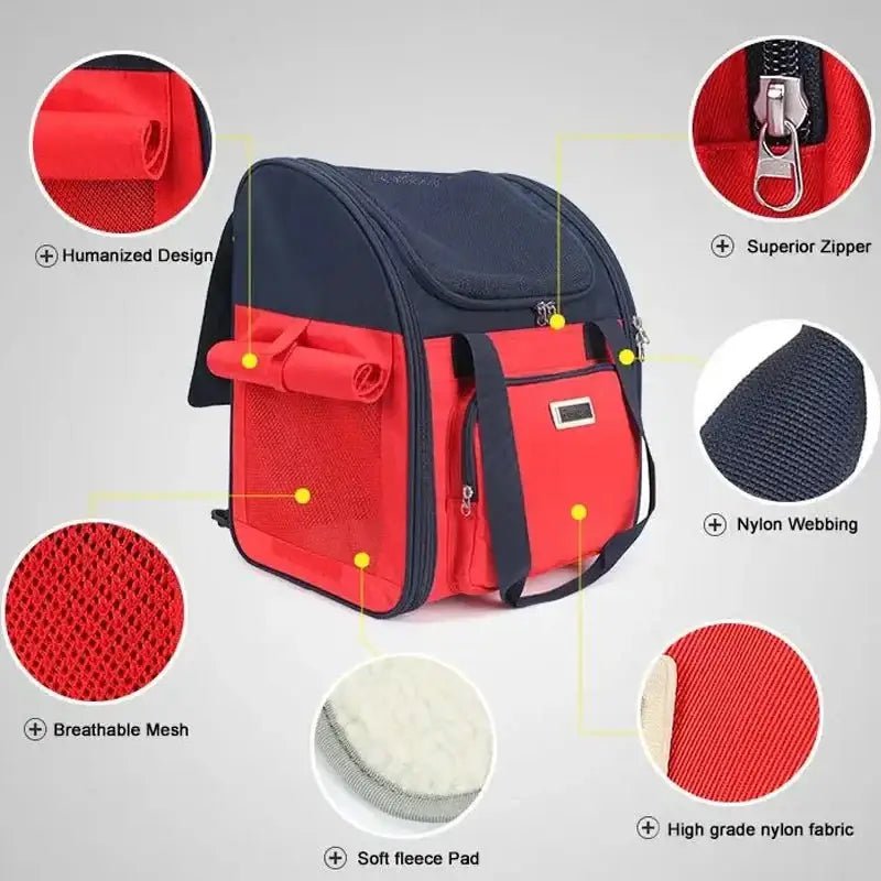 Sac à dos pour chien Truelove Multifonction pliable et respirant avec multiples fonctionnalités