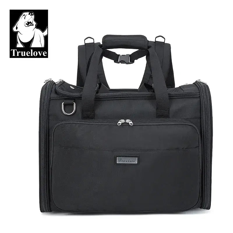 Sac à dos pour chien Truelove Premium en tissu Oxford 420d avec poignée et compartiments