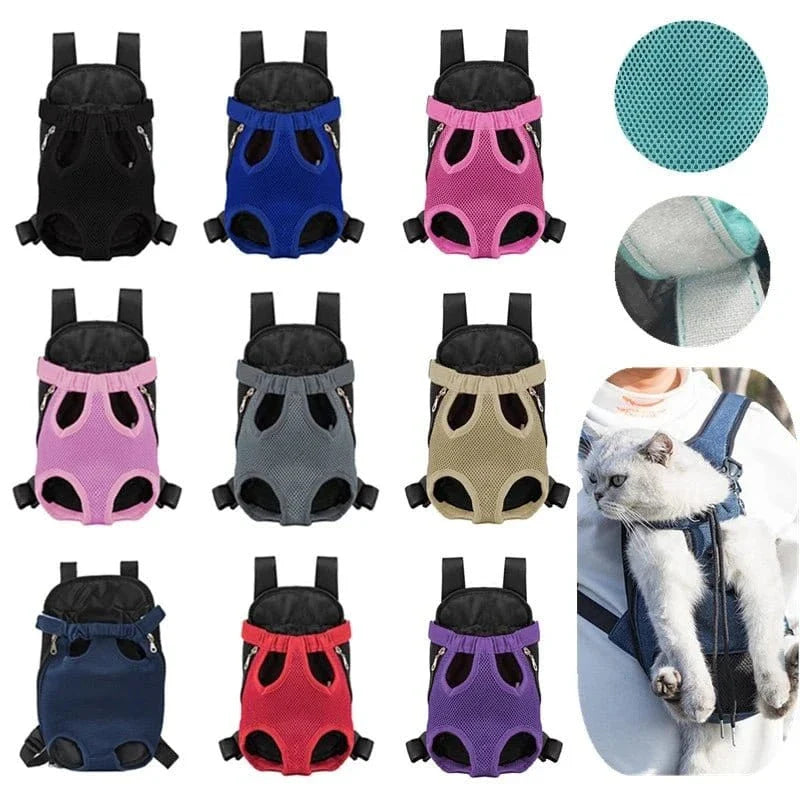 Sac à Dos Aéré avec pet carrier pour petits chiens, facile à entretenir en différents couleurs