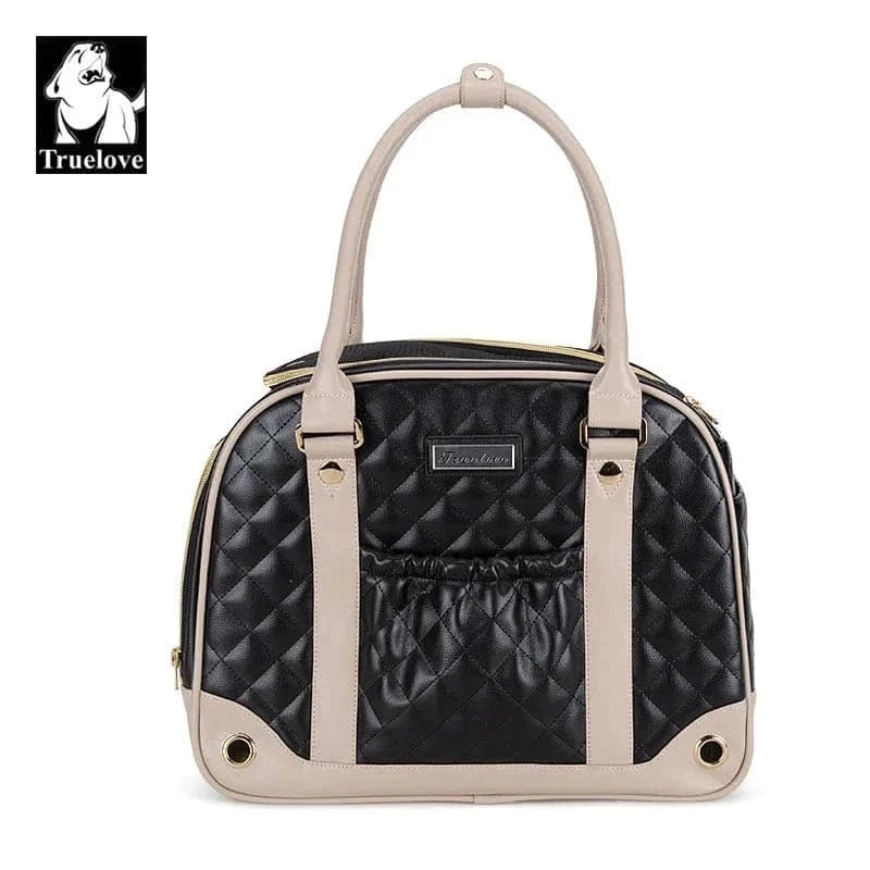 Sac à main Truelove Fashion noir en quilté pour pet friendly, petite à moyenne style