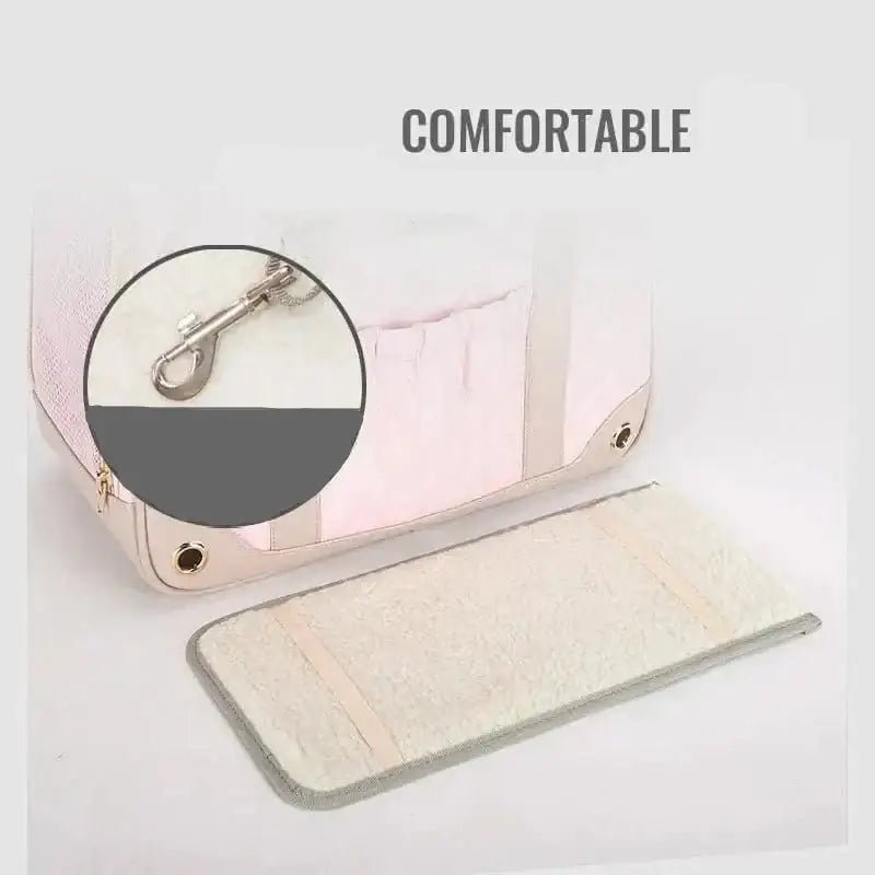 Sac à main pour transporter un chien Truelove avec insert en peluche chic